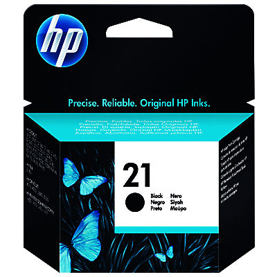 HP 21 Inkjet Cartridge Black, C9351AE HP 21 Inkjet Cartridge Black, C9351AE